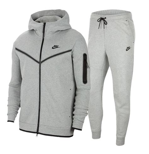 nike tech fleece heren grijs